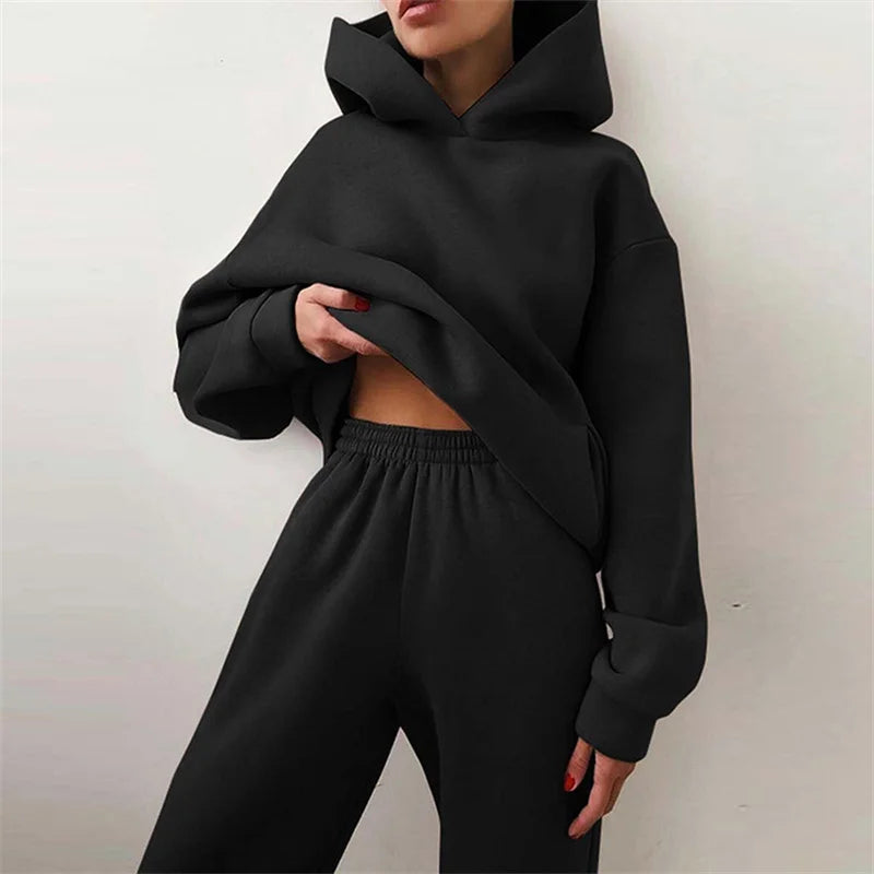 Höst Tracksuit Set för Kvinnor