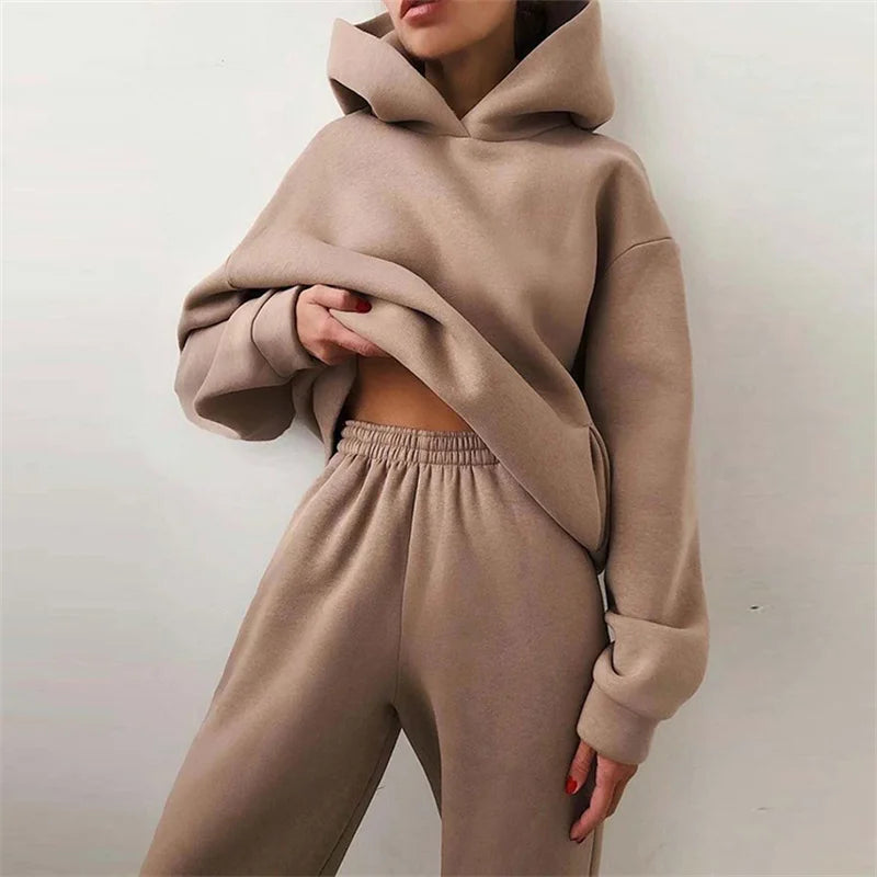 Höst Tracksuit Set för Kvinnor