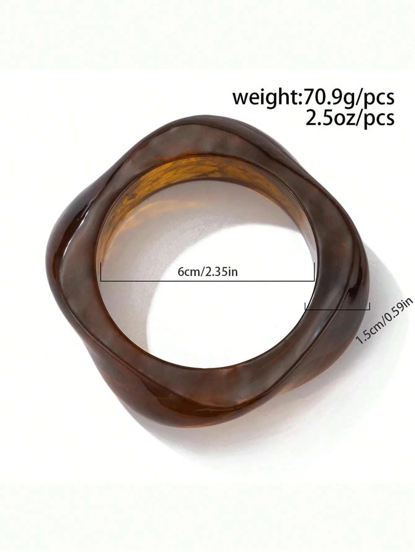 Acrylic Bracelet Set – 3-Piece