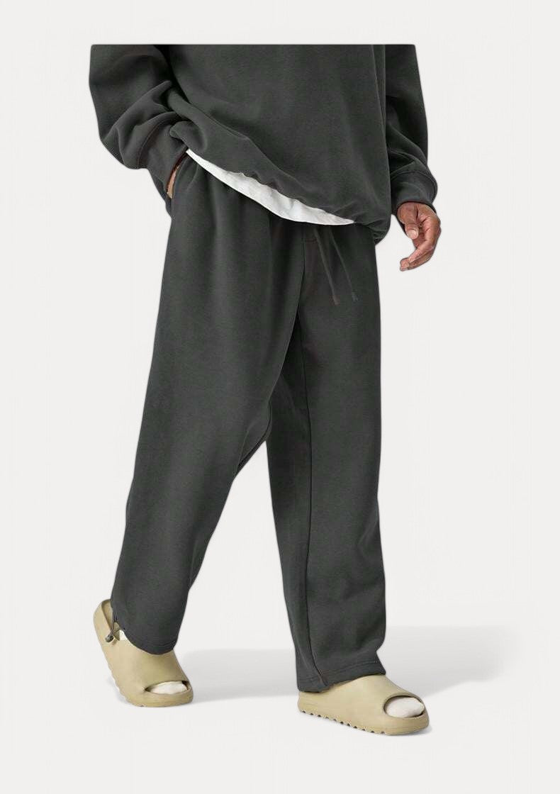 Wide-Leg Knitted Joggers