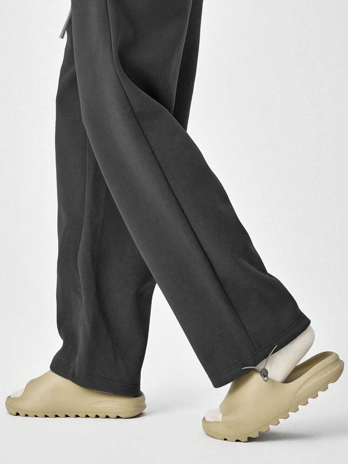 Wide-Leg Knitted Joggers