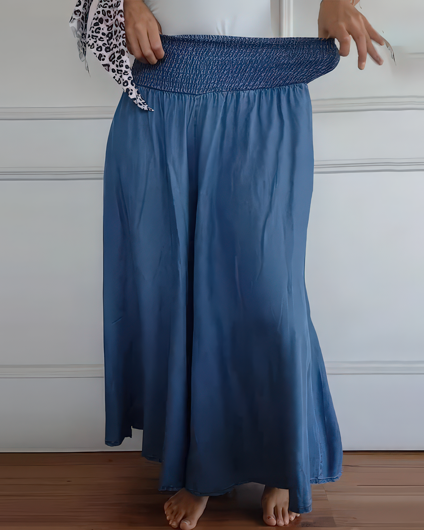 Trousers with Elastic Waistband