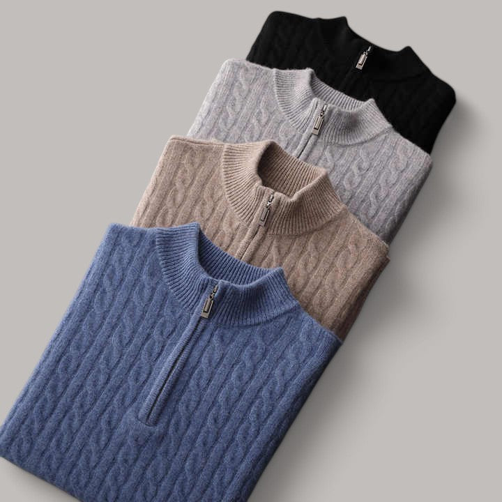 Woven® - Cashmere Half Zip