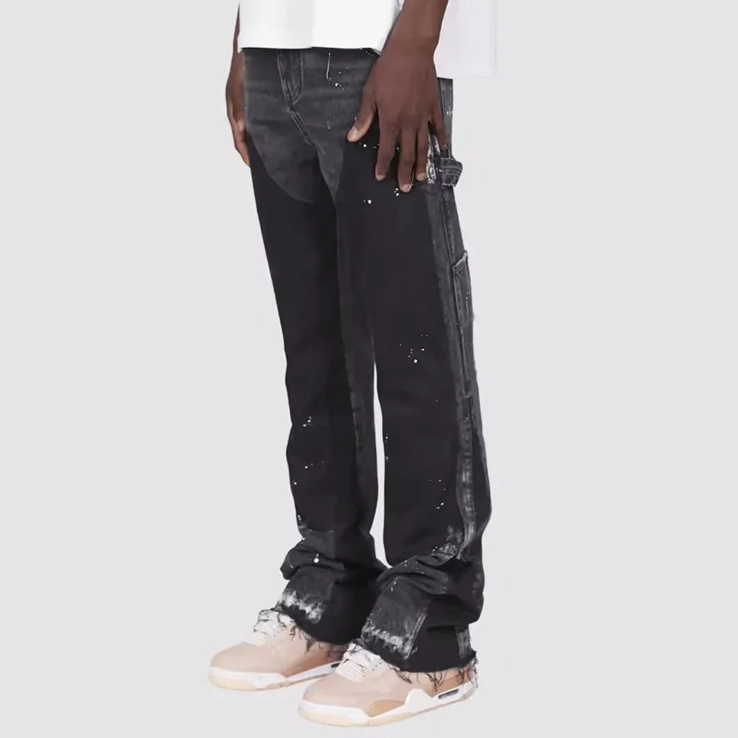 Flared jeans.