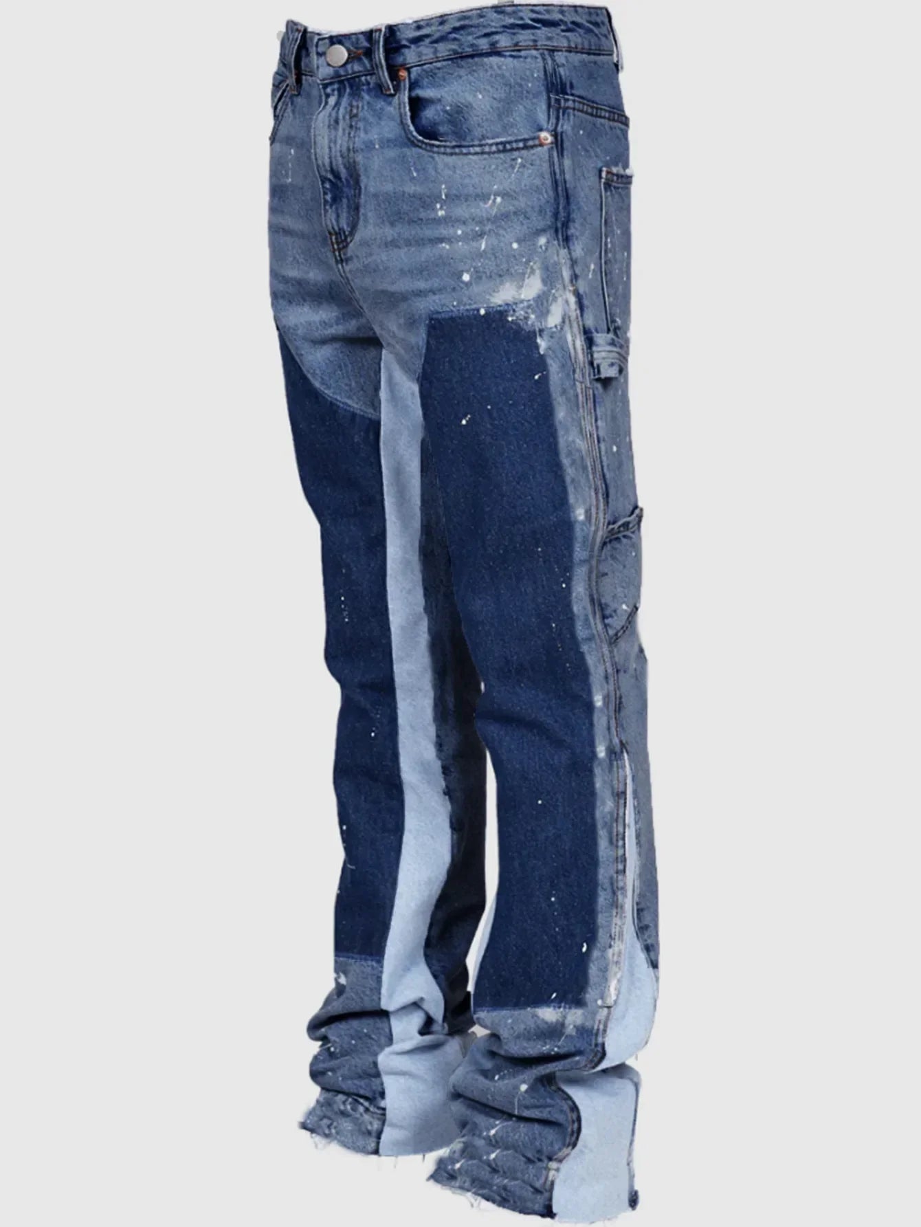 Flared jeans.