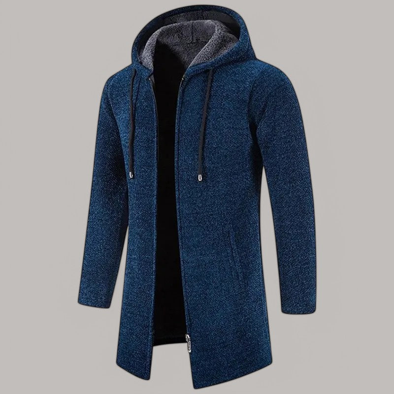 Fleece® - Huvtröja med cardigan